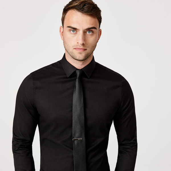 Kew Long Sleeve Shirt, Black, hi-res